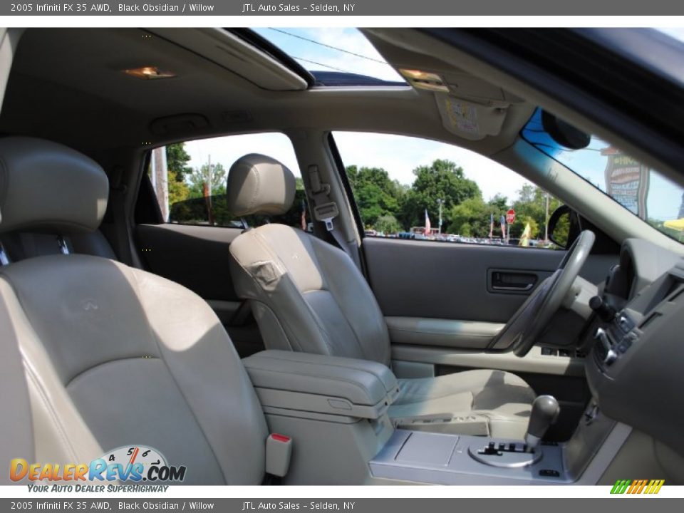2005 Infiniti FX 35 AWD Black Obsidian / Willow Photo #9