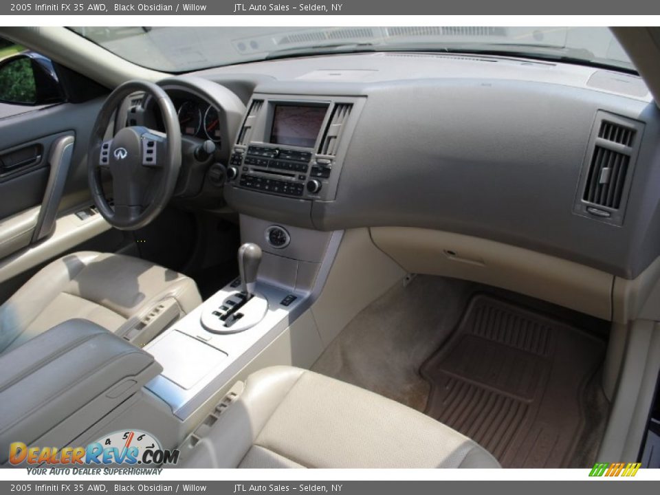 2005 Infiniti FX 35 AWD Black Obsidian / Willow Photo #10