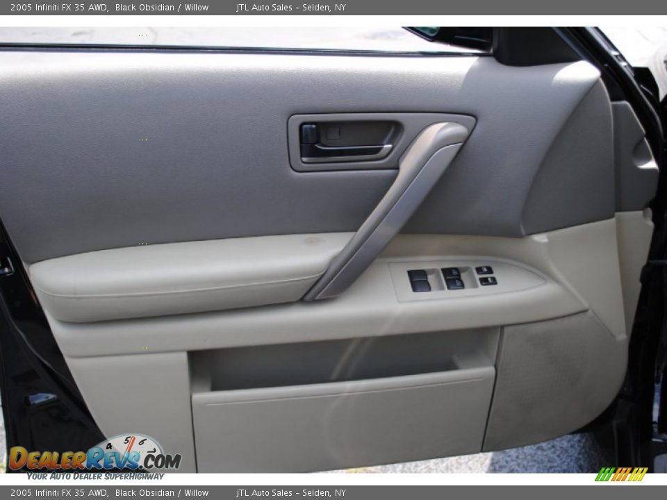2005 Infiniti FX 35 AWD Black Obsidian / Willow Photo #11