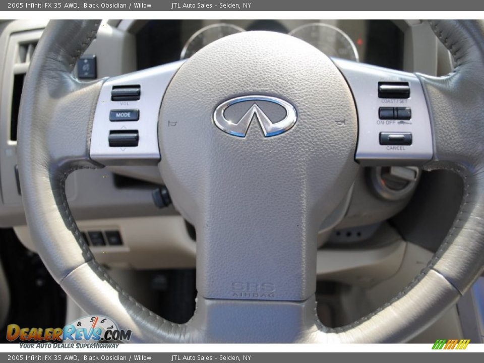 2005 Infiniti FX 35 AWD Black Obsidian / Willow Photo #12