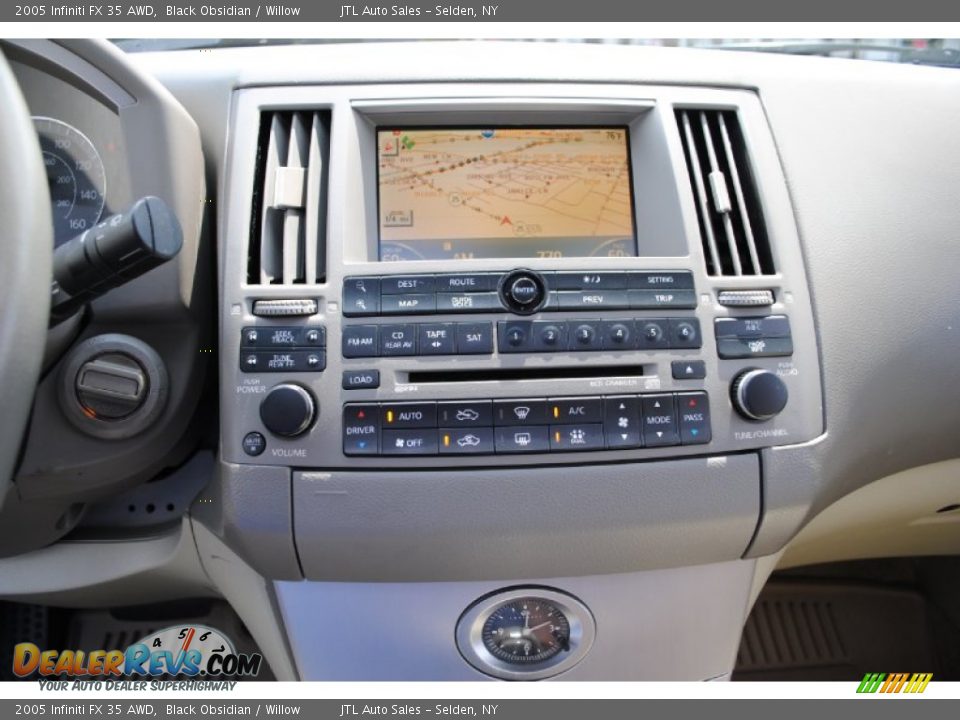 2005 Infiniti FX 35 AWD Black Obsidian / Willow Photo #13