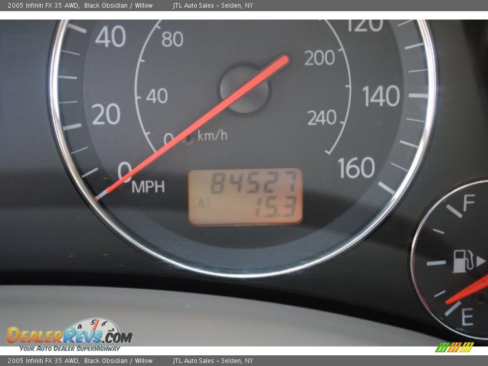 2005 Infiniti FX 35 AWD Black Obsidian / Willow Photo #17