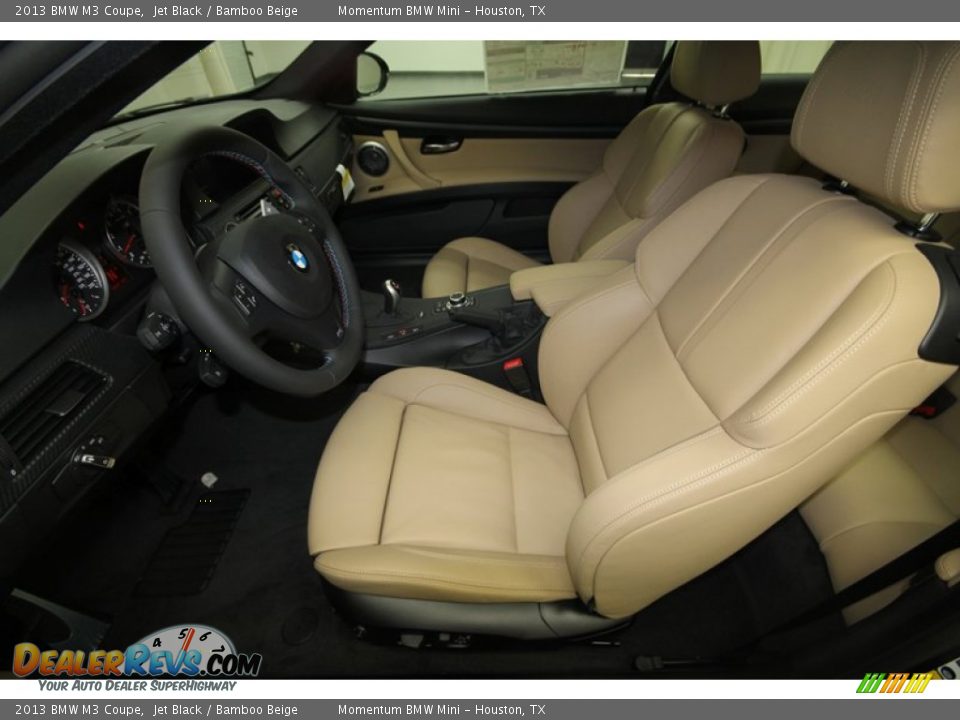 Bamboo Beige Interior - 2013 BMW M3 Coupe Photo #3