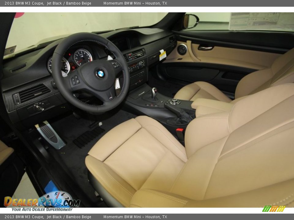 Bamboo Beige Interior - 2013 BMW M3 Coupe Photo #11