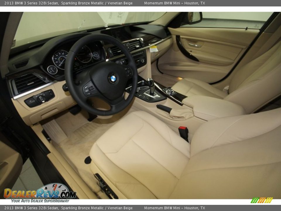 Venetian Beige Interior - 2013 BMW 3 Series 328i Sedan Photo #10