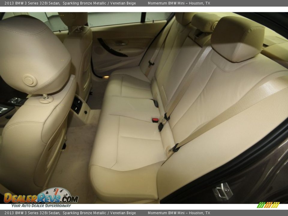 Rear Seat of 2013 BMW 3 Series 328i Sedan Photo #11