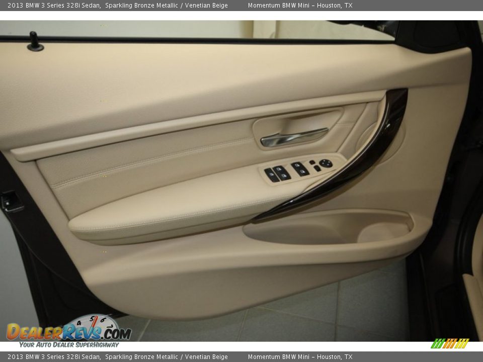 2013 BMW 3 Series 328i Sedan Sparkling Bronze Metallic / Venetian Beige Photo #12
