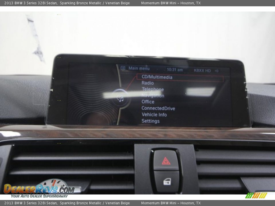2013 BMW 3 Series 328i Sedan Sparkling Bronze Metallic / Venetian Beige Photo #15