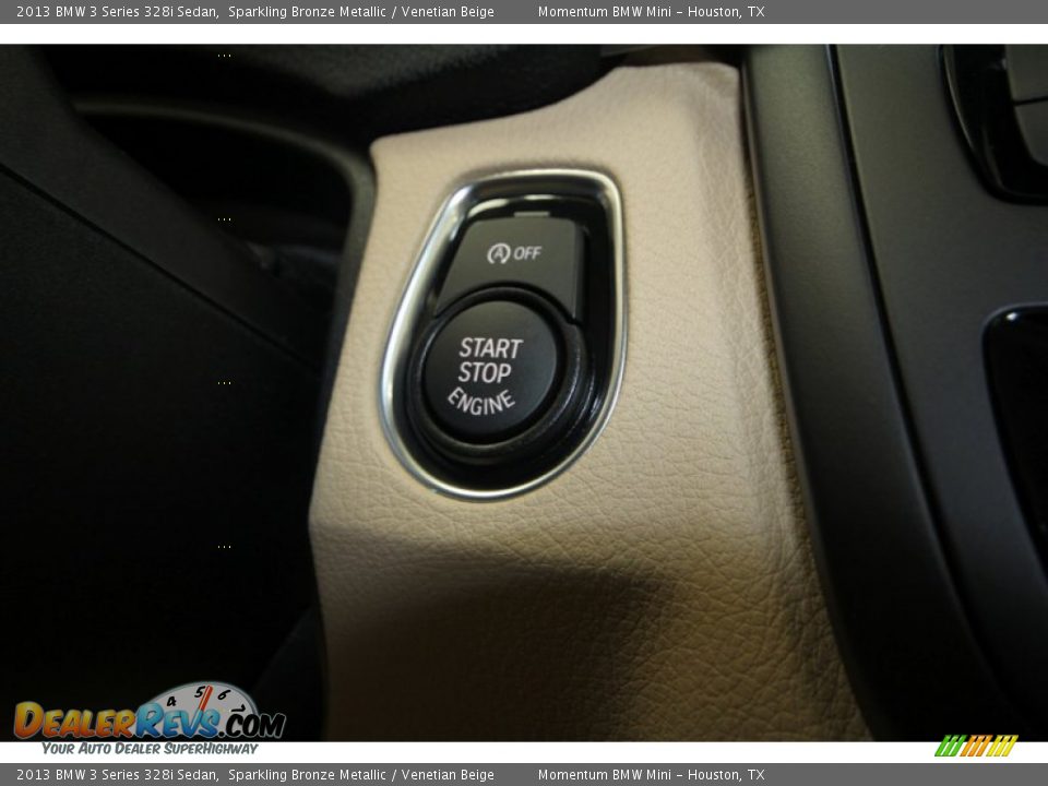 2013 BMW 3 Series 328i Sedan Sparkling Bronze Metallic / Venetian Beige Photo #20
