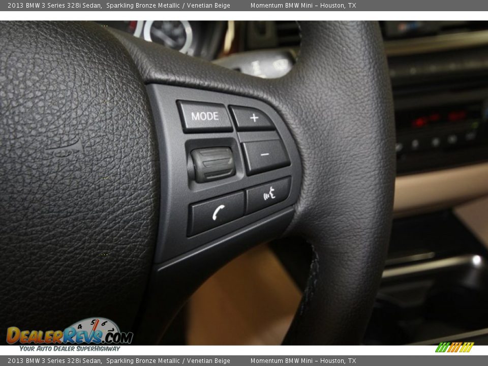 2013 BMW 3 Series 328i Sedan Sparkling Bronze Metallic / Venetian Beige Photo #21