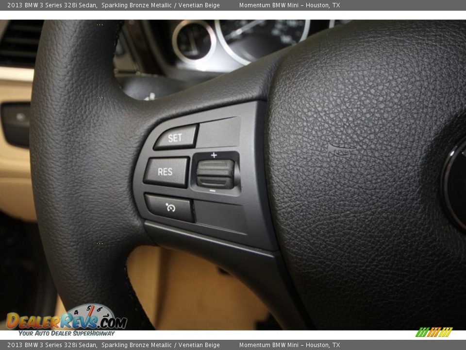 2013 BMW 3 Series 328i Sedan Sparkling Bronze Metallic / Venetian Beige Photo #22