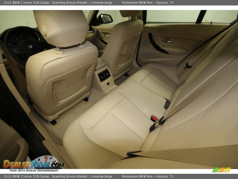 2013 BMW 3 Series 328i Sedan Sparkling Bronze Metallic / Venetian Beige Photo #23