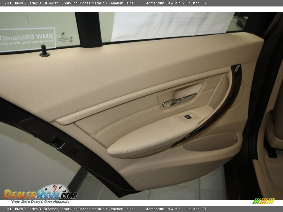 2013 BMW 3 Series 328i Sedan Sparkling Bronze Metallic / Venetian Beige Photo #24