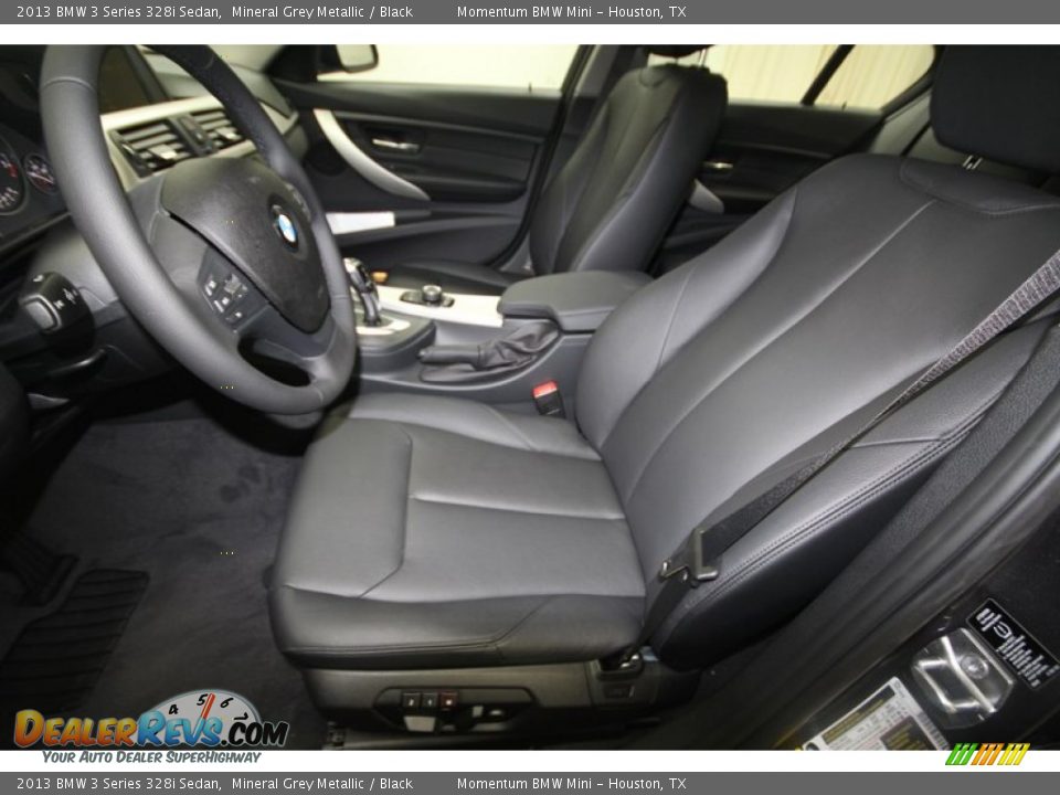 2013 BMW 3 Series 328i Sedan Mineral Grey Metallic / Black Photo #3