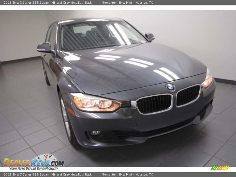 2013 BMW 3 Series 328i Sedan Mineral Grey Metallic / Black Photo #5