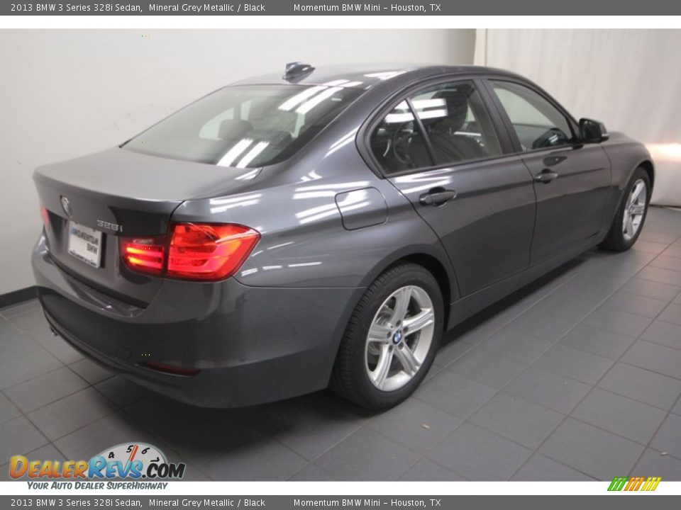 2013 BMW 3 Series 328i Sedan Mineral Grey Metallic / Black Photo #8