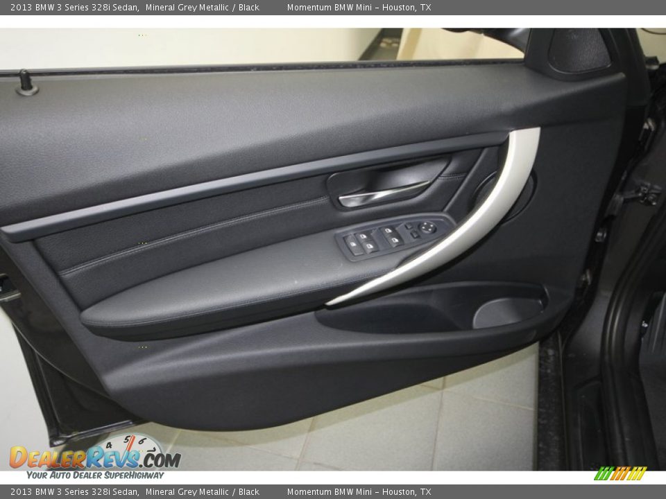 2013 BMW 3 Series 328i Sedan Mineral Grey Metallic / Black Photo #13