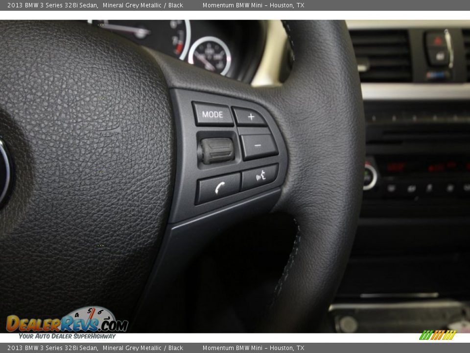 2013 BMW 3 Series 328i Sedan Mineral Grey Metallic / Black Photo #22