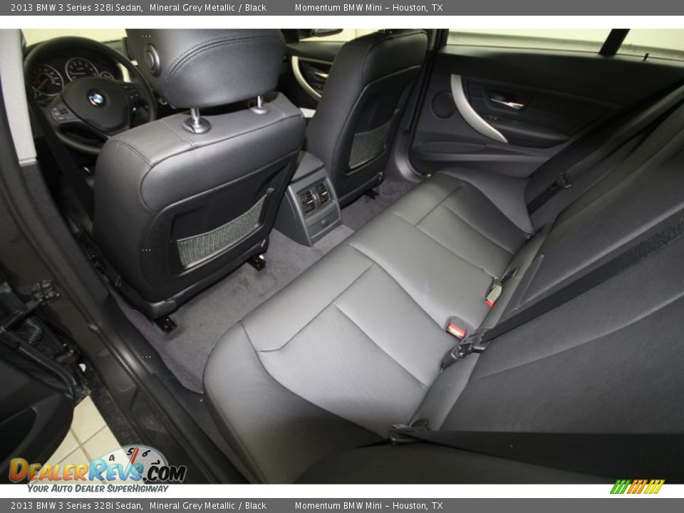2013 BMW 3 Series 328i Sedan Mineral Grey Metallic / Black Photo #24