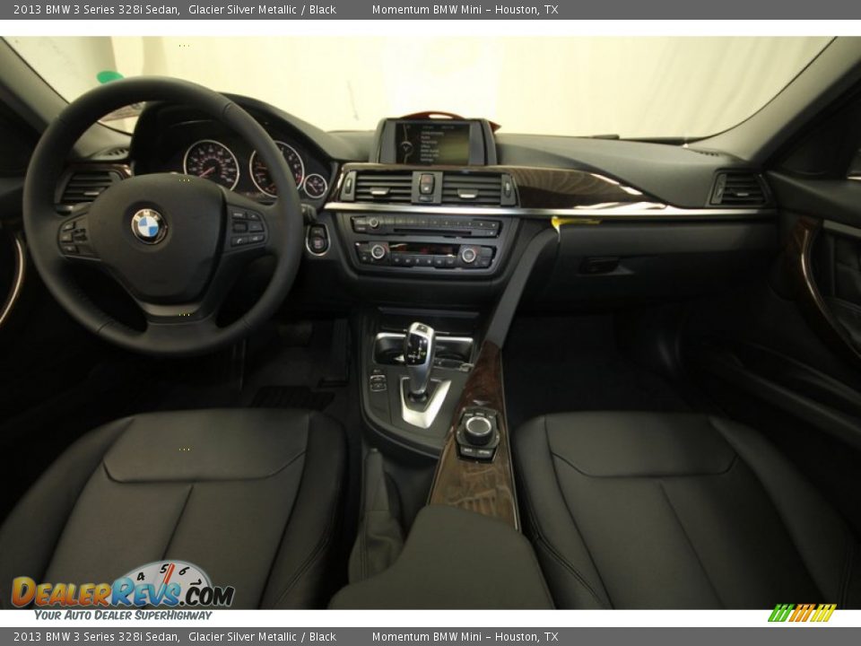 2013 BMW 3 Series 328i Sedan Glacier Silver Metallic / Black Photo #4