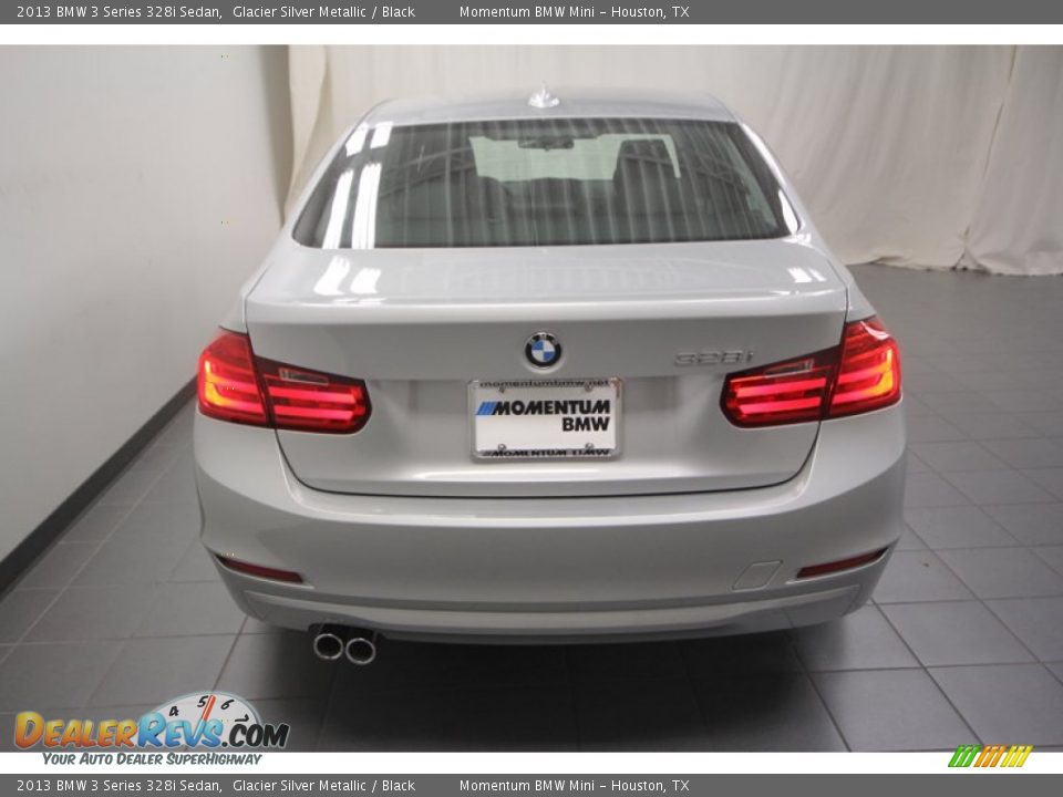 2013 BMW 3 Series 328i Sedan Glacier Silver Metallic / Black Photo #9