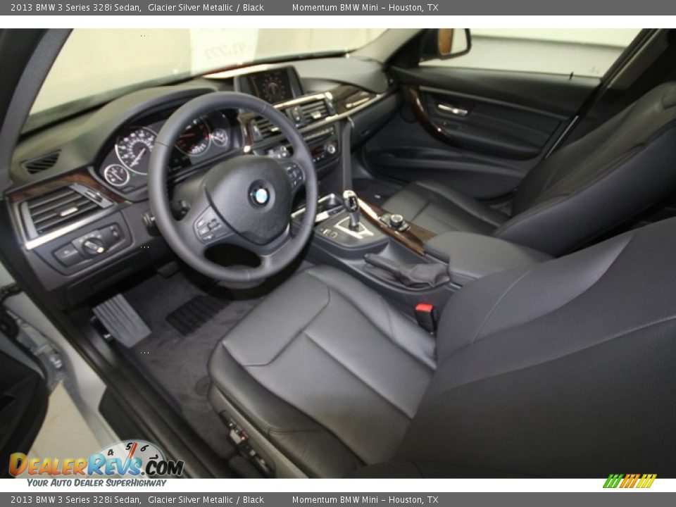 Black Interior - 2013 BMW 3 Series 328i Sedan Photo #11