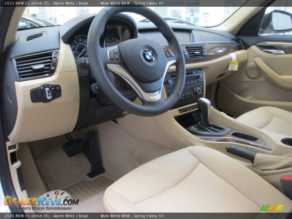 Bmw x1 beige interior #7