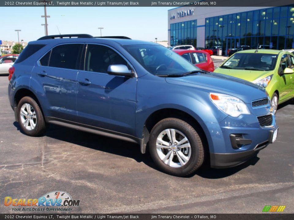 2012 Chevrolet Equinox LT Twilight Blue Metallic / Light Titanium/Jet Black Photo #2