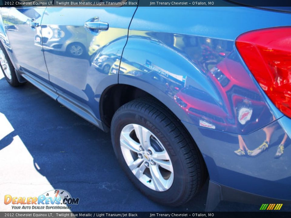2012 Chevrolet Equinox LT Twilight Blue Metallic / Light Titanium/Jet Black Photo #4