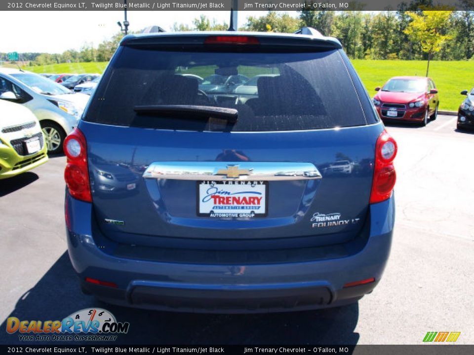 2012 Chevrolet Equinox LT Twilight Blue Metallic / Light Titanium/Jet Black Photo #6