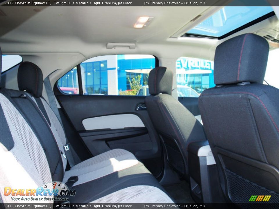 2012 Chevrolet Equinox LT Twilight Blue Metallic / Light Titanium/Jet Black Photo #9
