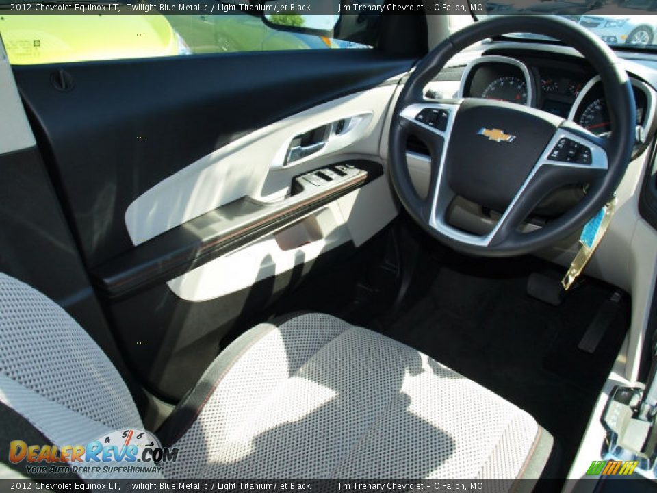 2012 Chevrolet Equinox LT Twilight Blue Metallic / Light Titanium/Jet Black Photo #11