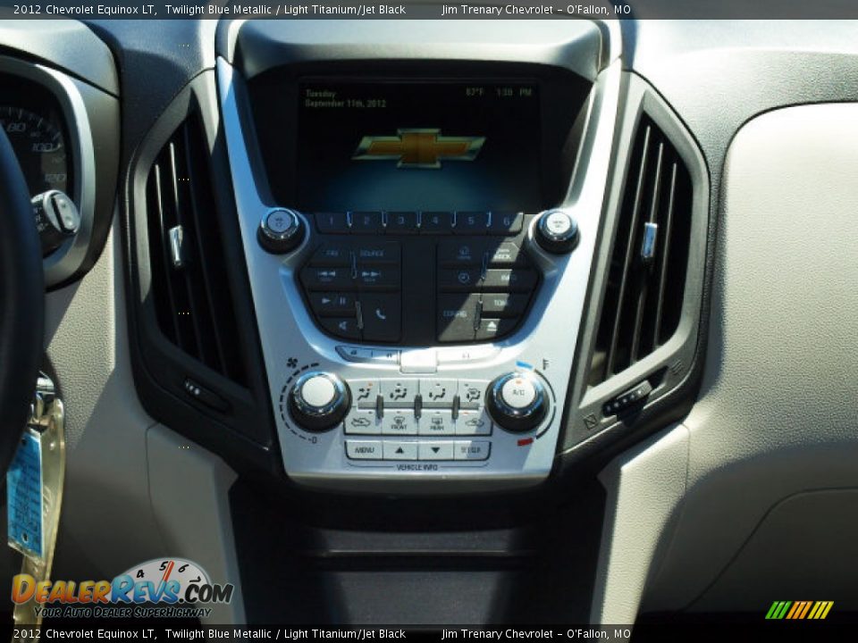 2012 Chevrolet Equinox LT Twilight Blue Metallic / Light Titanium/Jet Black Photo #12