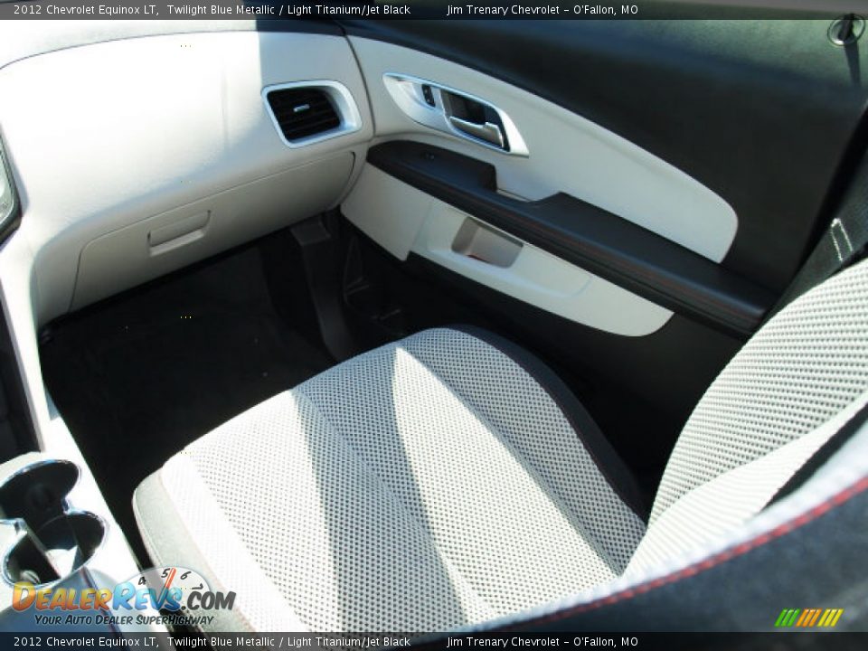 2012 Chevrolet Equinox LT Twilight Blue Metallic / Light Titanium/Jet Black Photo #13
