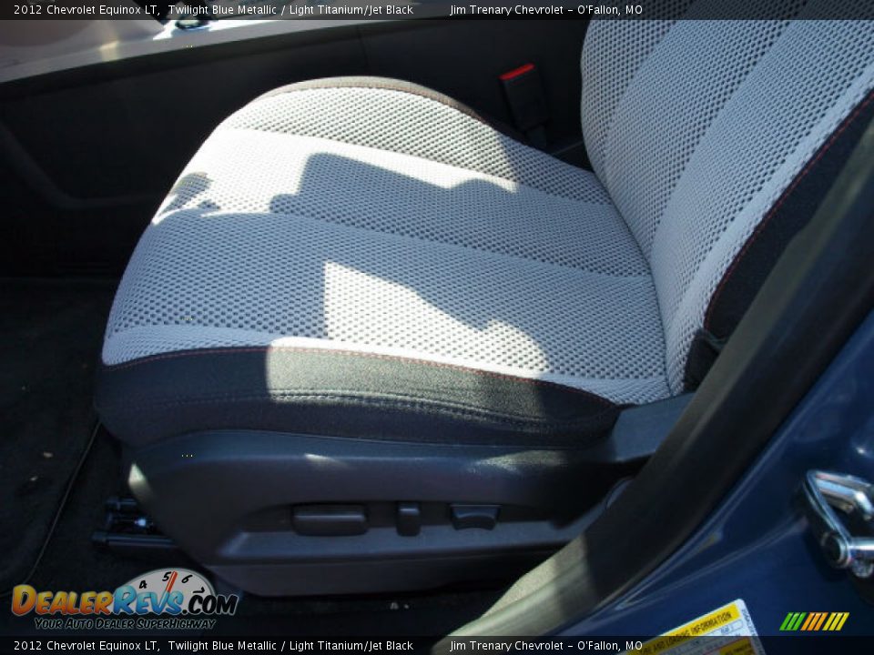 2012 Chevrolet Equinox LT Twilight Blue Metallic / Light Titanium/Jet Black Photo #16