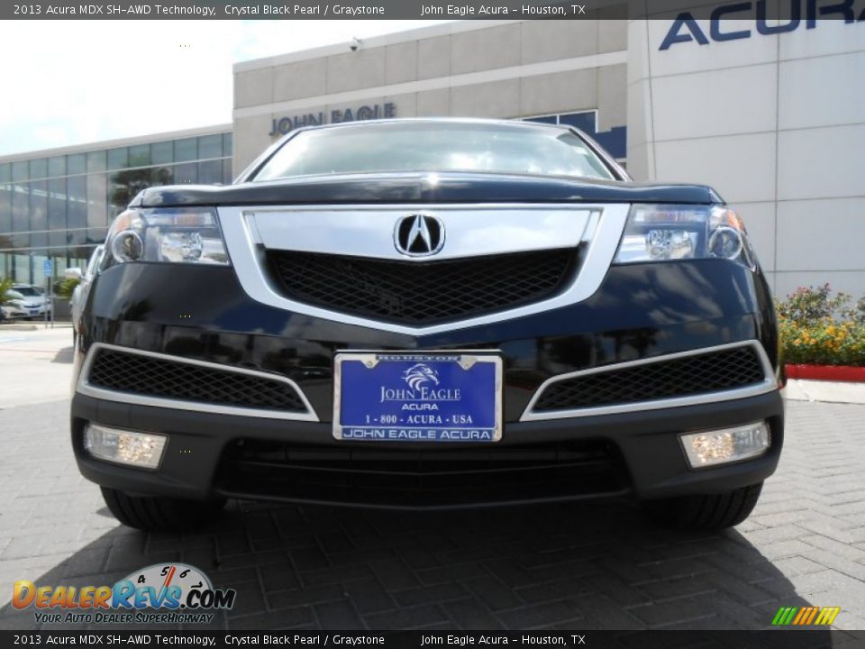 2013 Acura MDX SH-AWD Technology Crystal Black Pearl / Graystone Photo #2