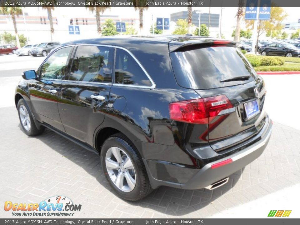 2013 Acura MDX SH-AWD Technology Crystal Black Pearl / Graystone Photo #5