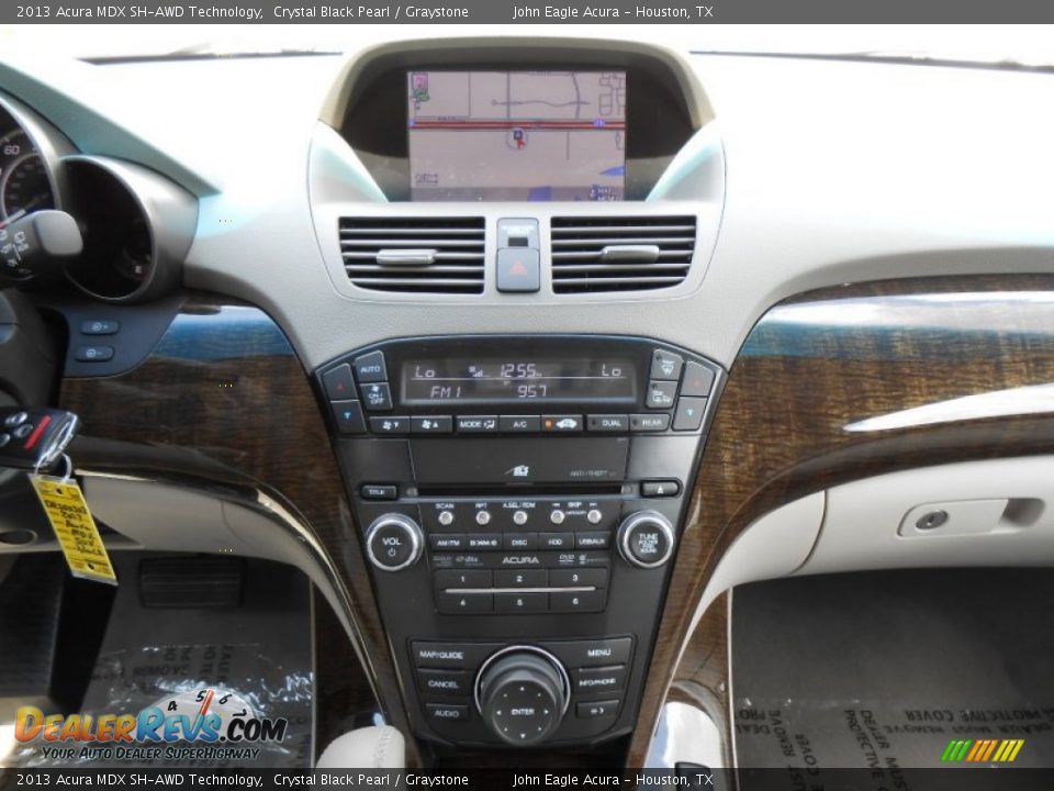 2013 Acura MDX SH-AWD Technology Crystal Black Pearl / Graystone Photo #18