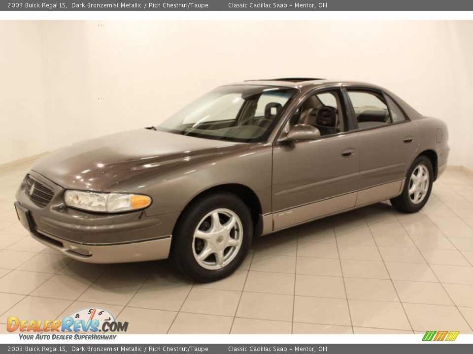 2003 Buick Regal LS Dark Bronzemist Metallic / Rich Chestnut/Taupe Photo #3