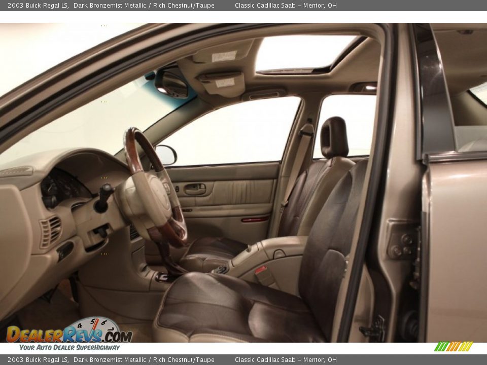 2003 Buick Regal LS Dark Bronzemist Metallic / Rich Chestnut/Taupe Photo #7