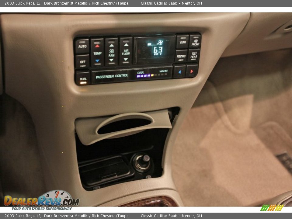 2003 Buick Regal LS Dark Bronzemist Metallic / Rich Chestnut/Taupe Photo #13