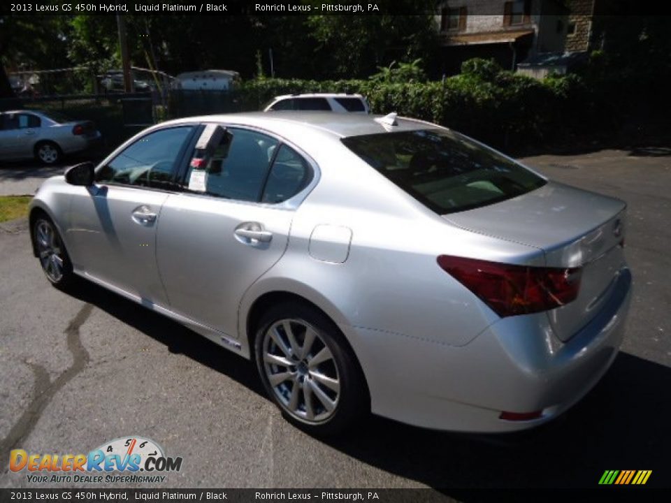 2013 Lexus GS 450h Hybrid Liquid Platinum / Black Photo #2