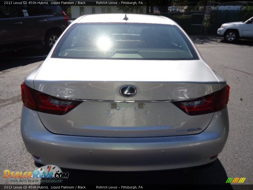 2013 Lexus GS 450h Hybrid Liquid Platinum / Black Photo #3