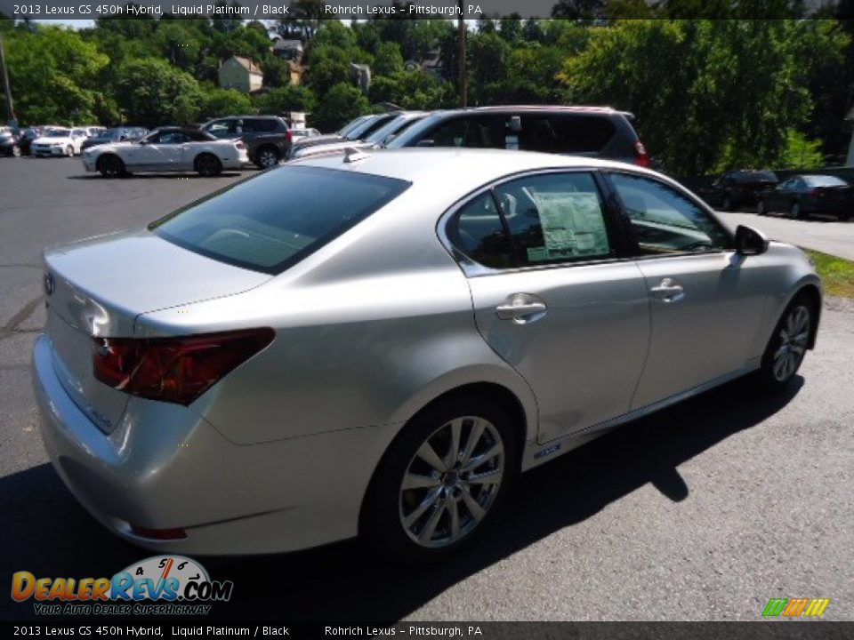 2013 Lexus GS 450h Hybrid Liquid Platinum / Black Photo #4