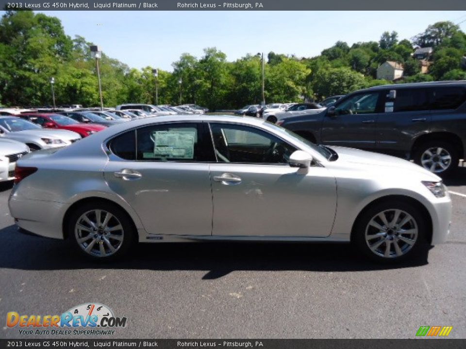 2013 Lexus GS 450h Hybrid Liquid Platinum / Black Photo #5