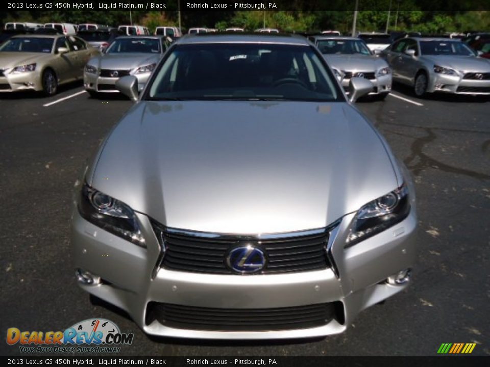 2013 Lexus GS 450h Hybrid Liquid Platinum / Black Photo #7