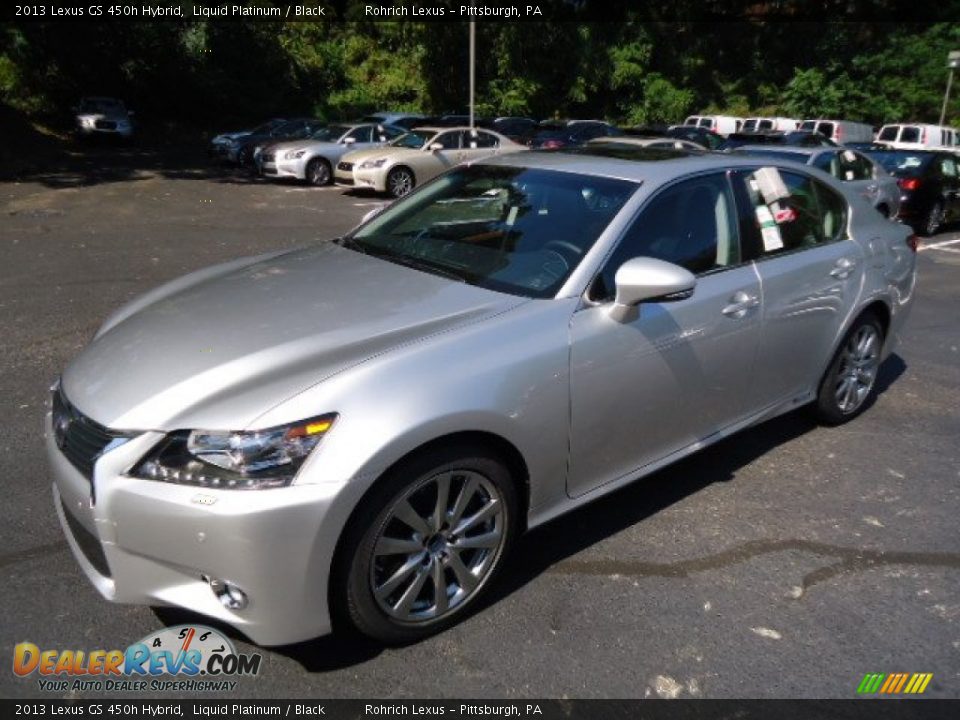 2013 Lexus GS 450h Hybrid Liquid Platinum / Black Photo #8