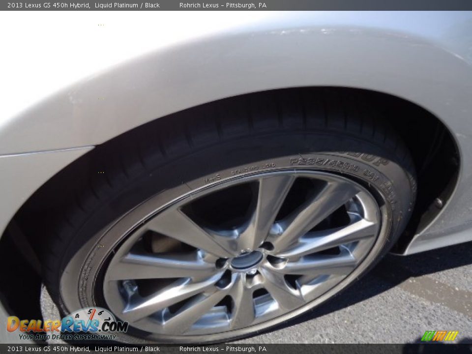 2013 Lexus GS 450h Hybrid Liquid Platinum / Black Photo #9