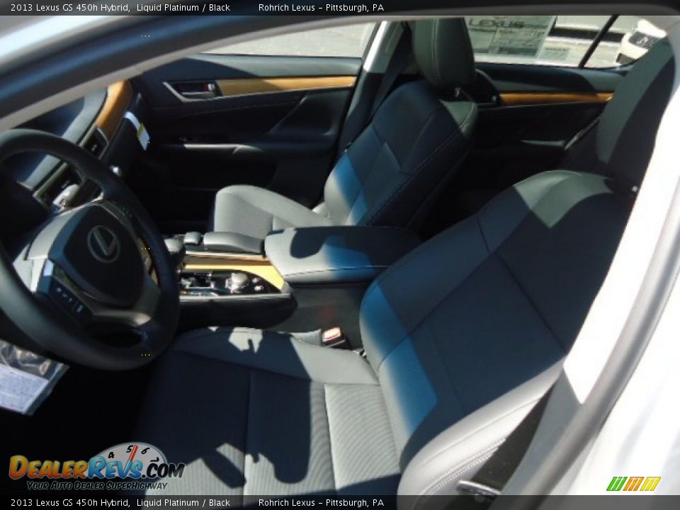 2013 Lexus GS 450h Hybrid Liquid Platinum / Black Photo #10