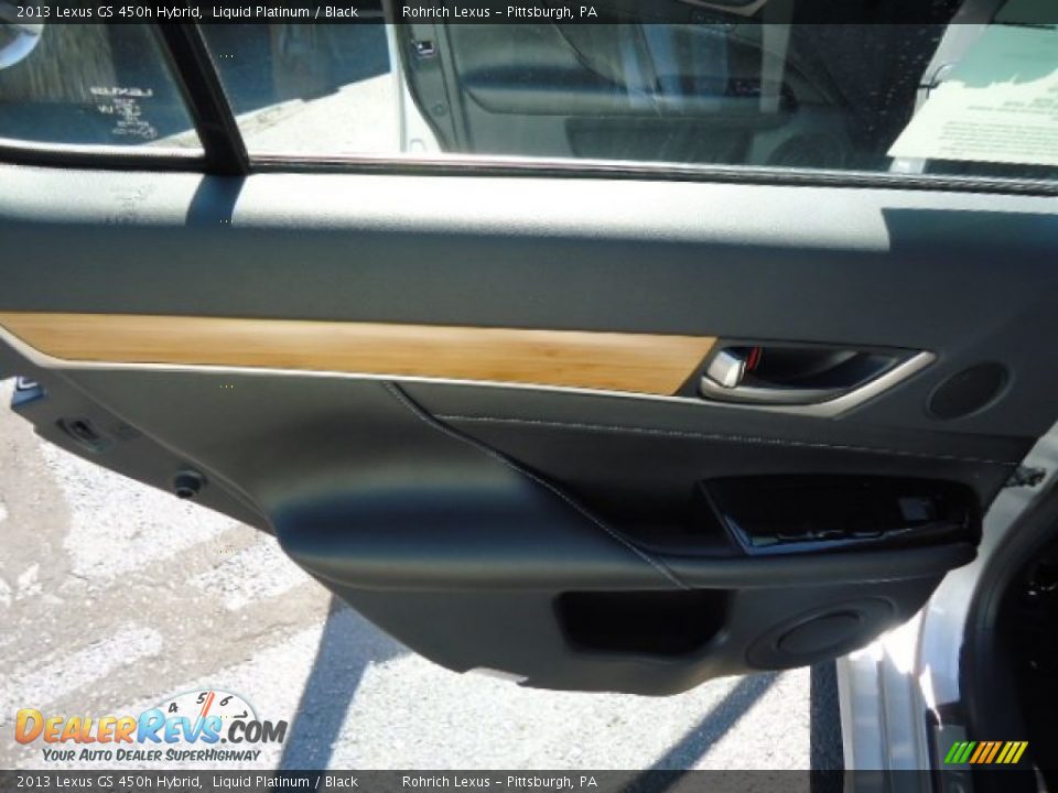 2013 Lexus GS 450h Hybrid Liquid Platinum / Black Photo #13